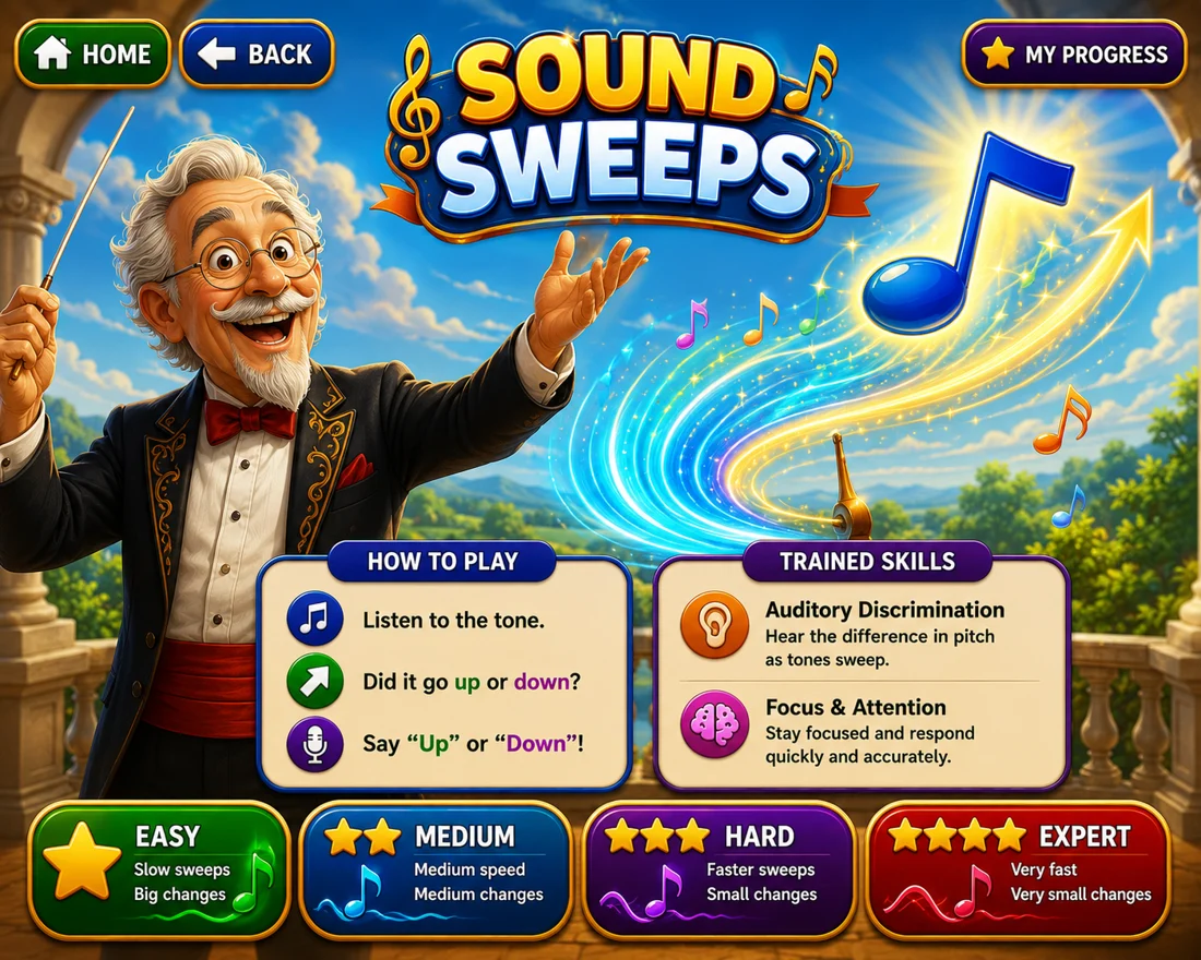 Sound Sweeps exercise