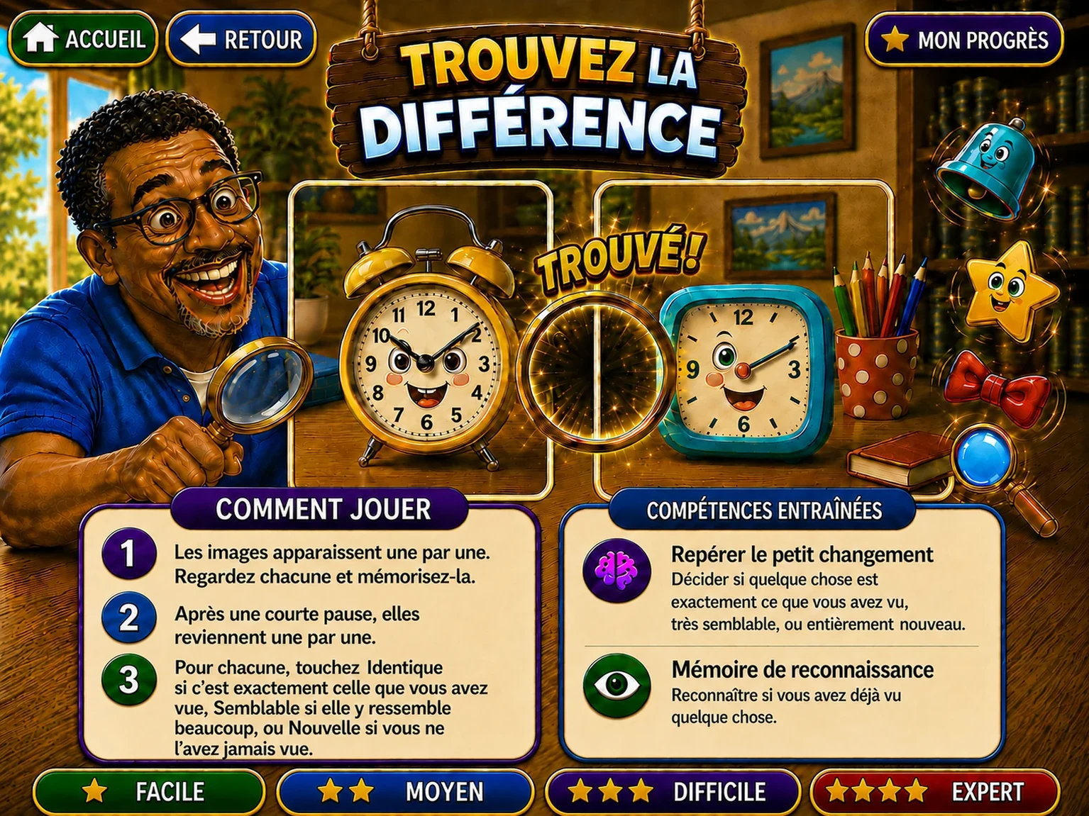 Mind Sage — Trouvez la Différence