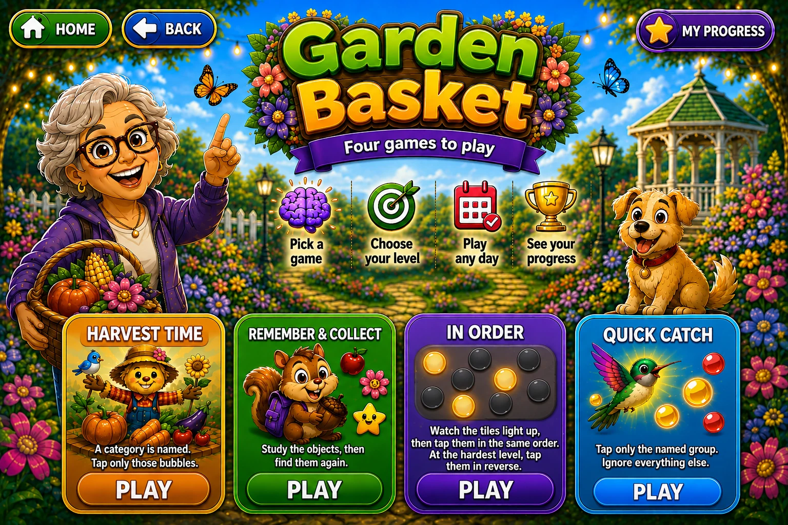 Mind Sage Garden Basket brain games