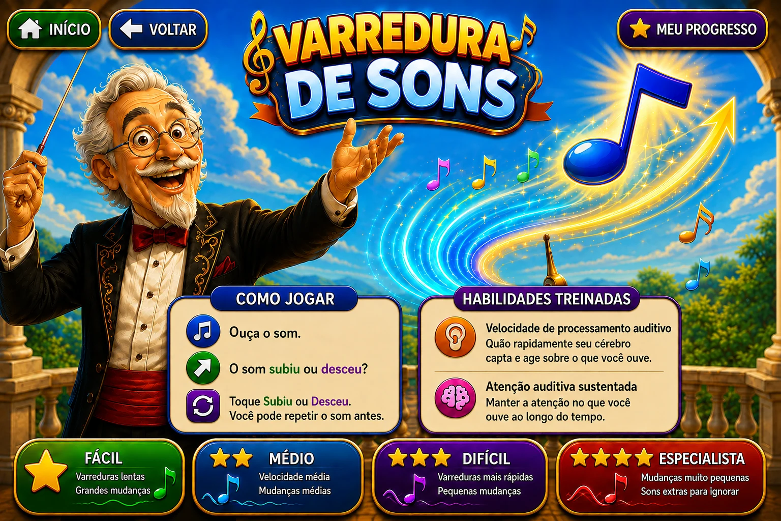 Mind Sage — Varredura de Sons